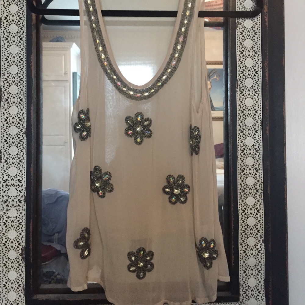 Embellished Tank Top
